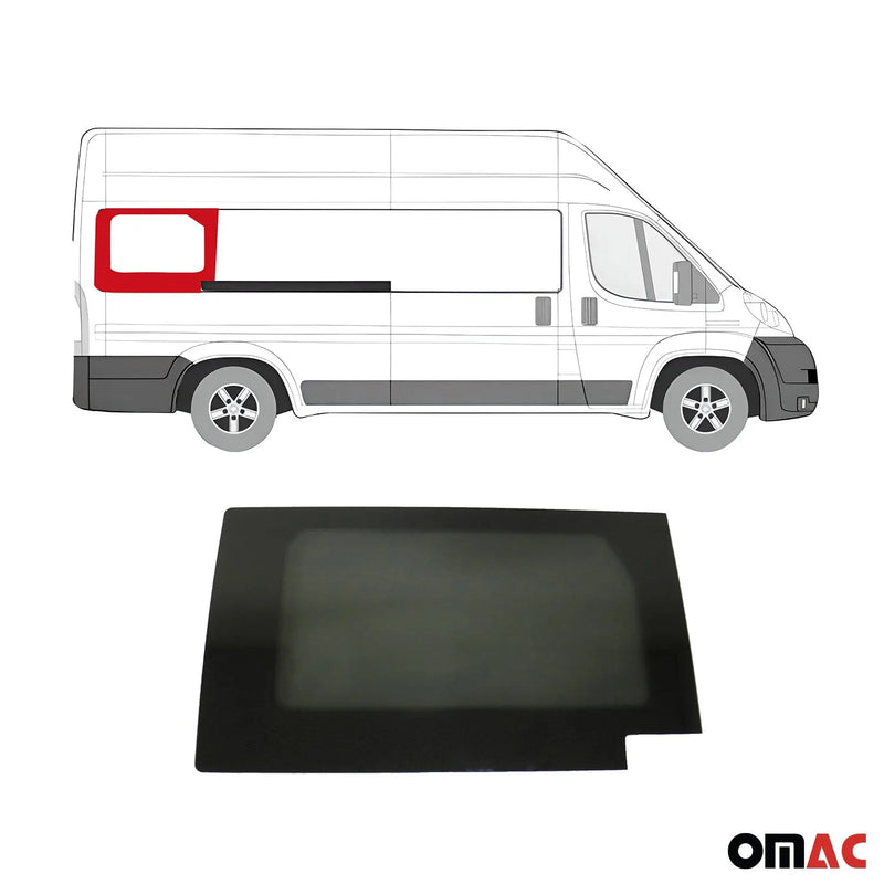 2014-2024 RAM ProMaster Window Glass Rear Right Side Sliding Door L4