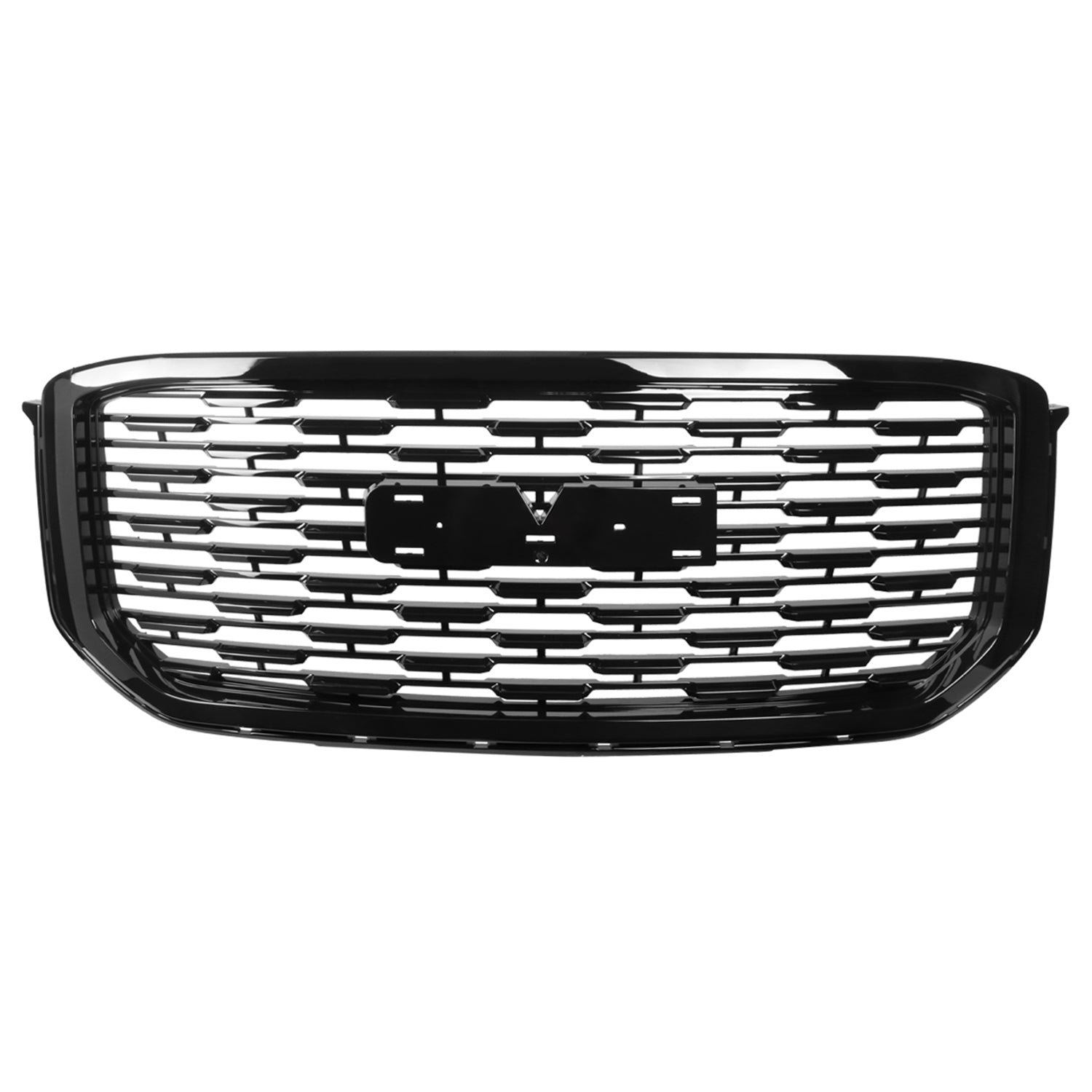 2015-2020 GMC Yukon/Yukon XL Glossy Black ABS Denali Style Mesh Grille
