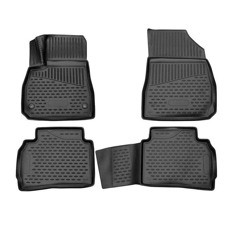 2016-2024 Chevrolet Malibu Floor Mats Liners Full Set All Weather Black