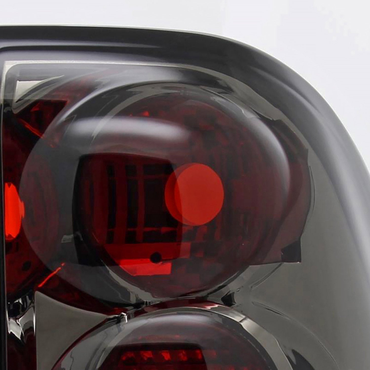 2002-2009 Chevrolet Trailblazer Tail Lights Chrome Housing/Smoke Lens