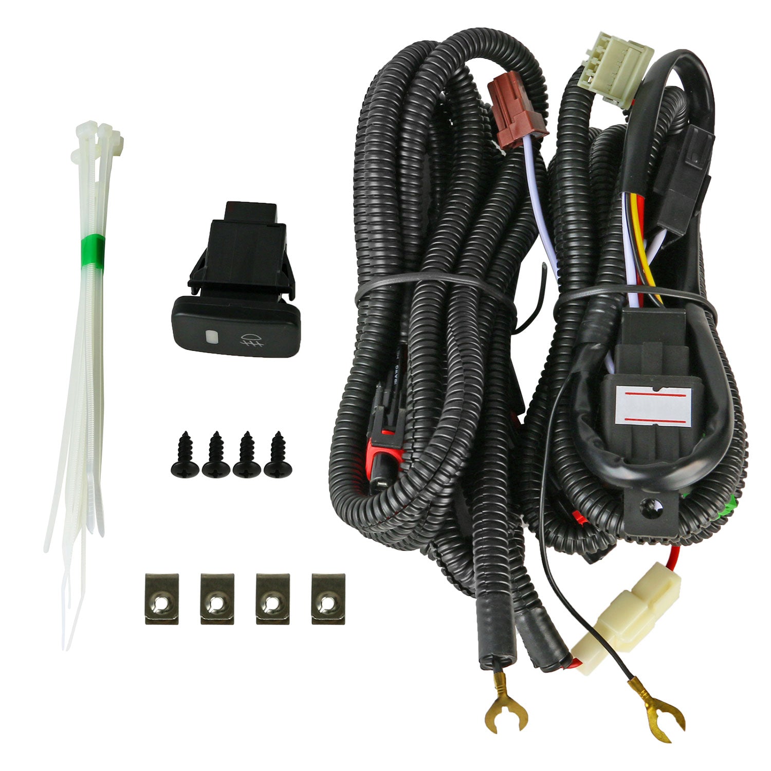 2001-2003 Honda Civic Coupe/Sedan 12V/55W H11 Fog Lights Chrome/Clear Lens