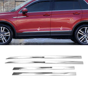 2018-2022 VW Tiguan SWB Side Door Molding Trim Skirt Garnish Stainless Steel