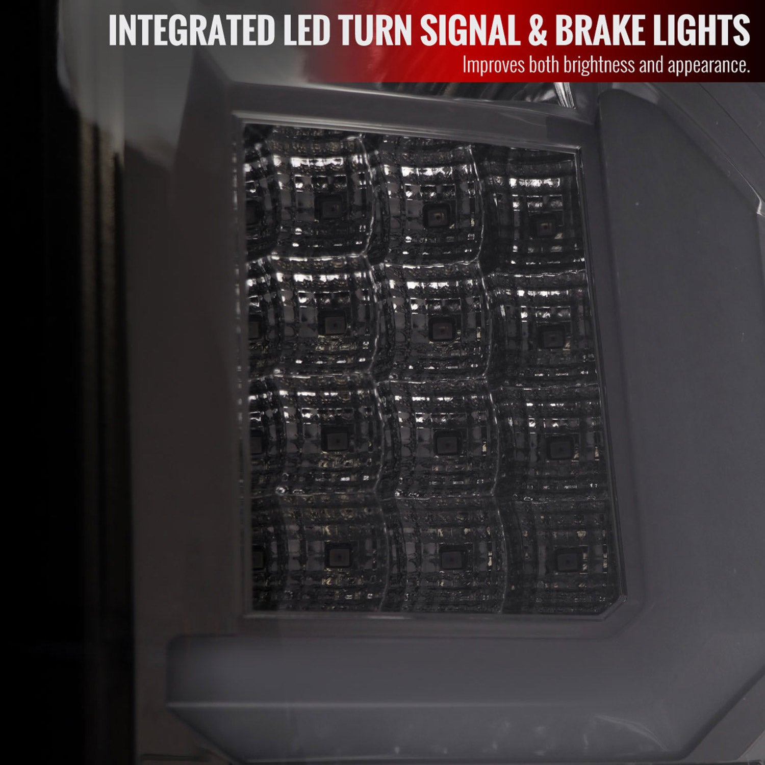 2007-2013 Chevy Silverado 1500 2500HD/3500HD LED Tail Lights Chrome/Smoke