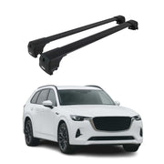 2025-2026 Mazda CX-70 Roof Rack Cross Bars Luggage Carrier Alu Black 2Pcs