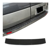 2015-2025 Ford Transit Rear Bumper Sill Cover Protector Aluminium Black