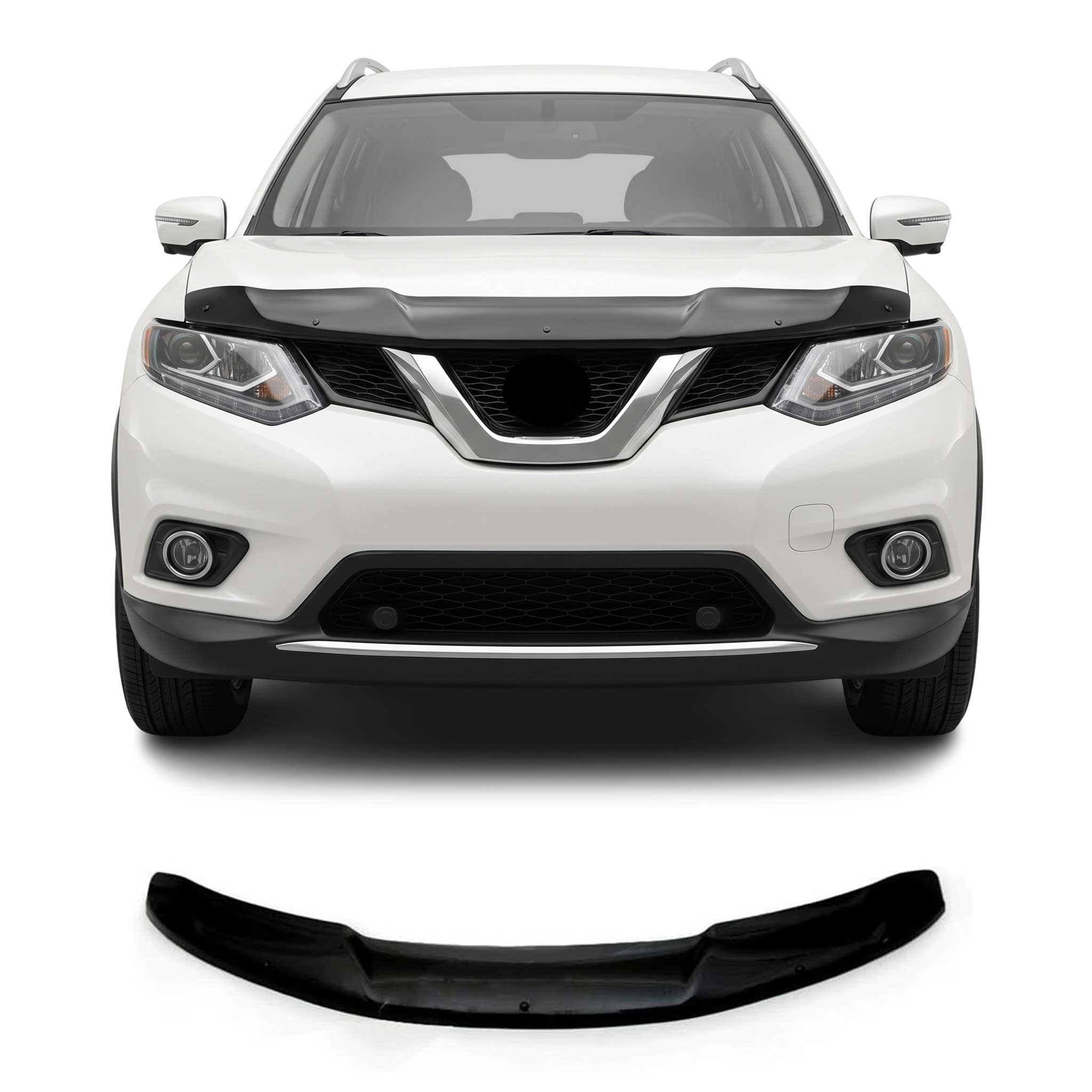 2017-2020 Nissan Rogue Front Bug Shield Hood Deflector 1 Pc Smoke