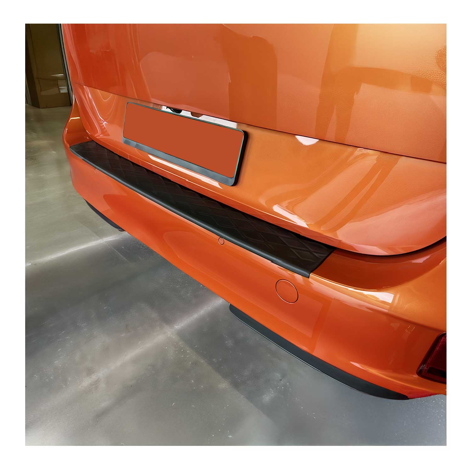 2025 VW ID.Buzz Rear Bumper Sill Cover Protector Guard ABS Acrylic Matte Black