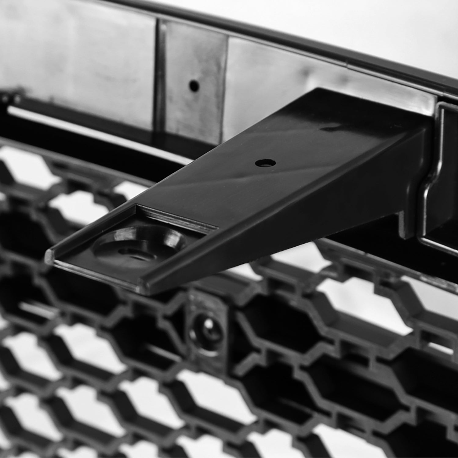 2013-2018 Dodge RAM 1500 Matte Black ABS Rebel Style Honeycomb Mesh Grille