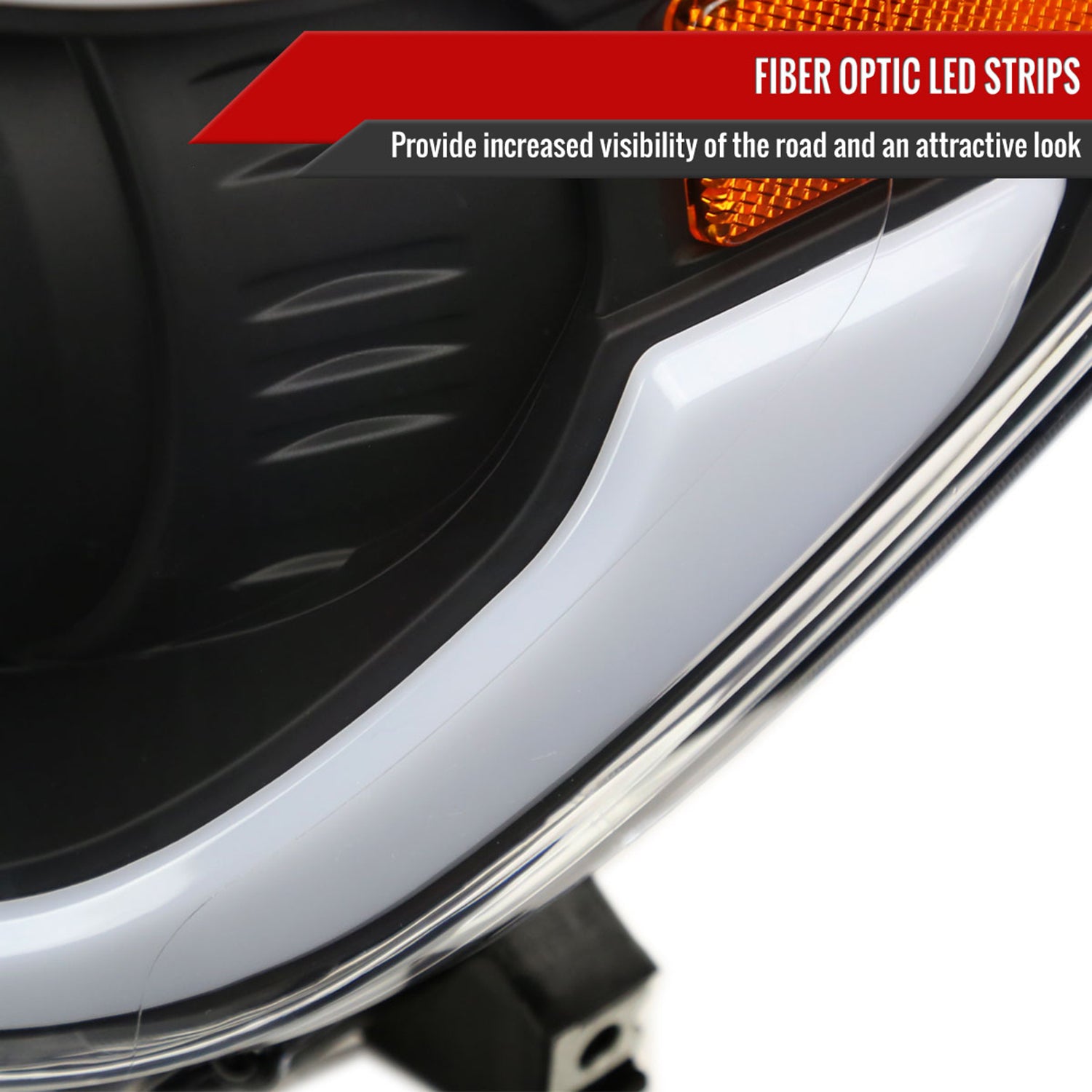 2014-2021 Toyota Tundra LED Projector Headlights Matte Black/Clear Lens