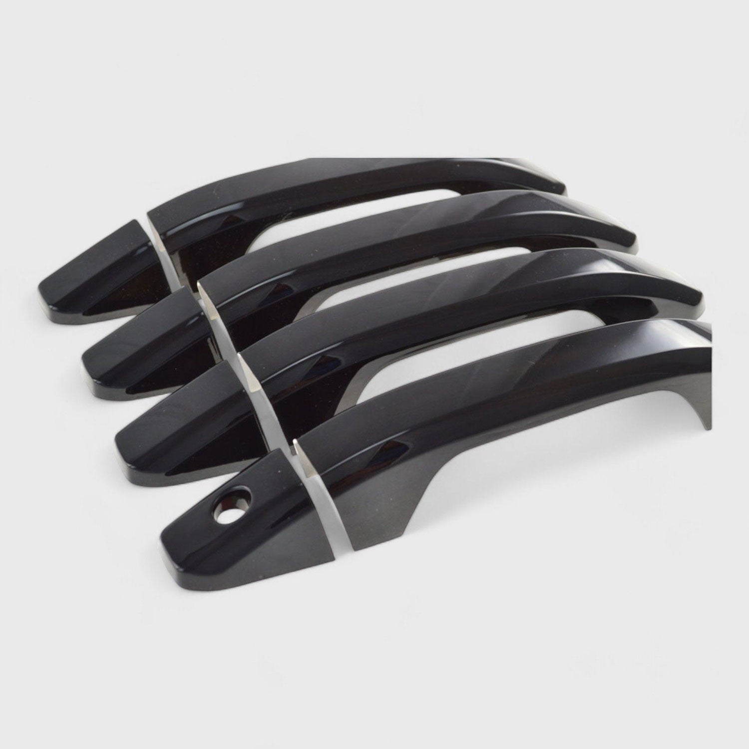 2015-2020 GMC Yukon Door Handle Cover Gloss Black 8Pcs ABS Plastic