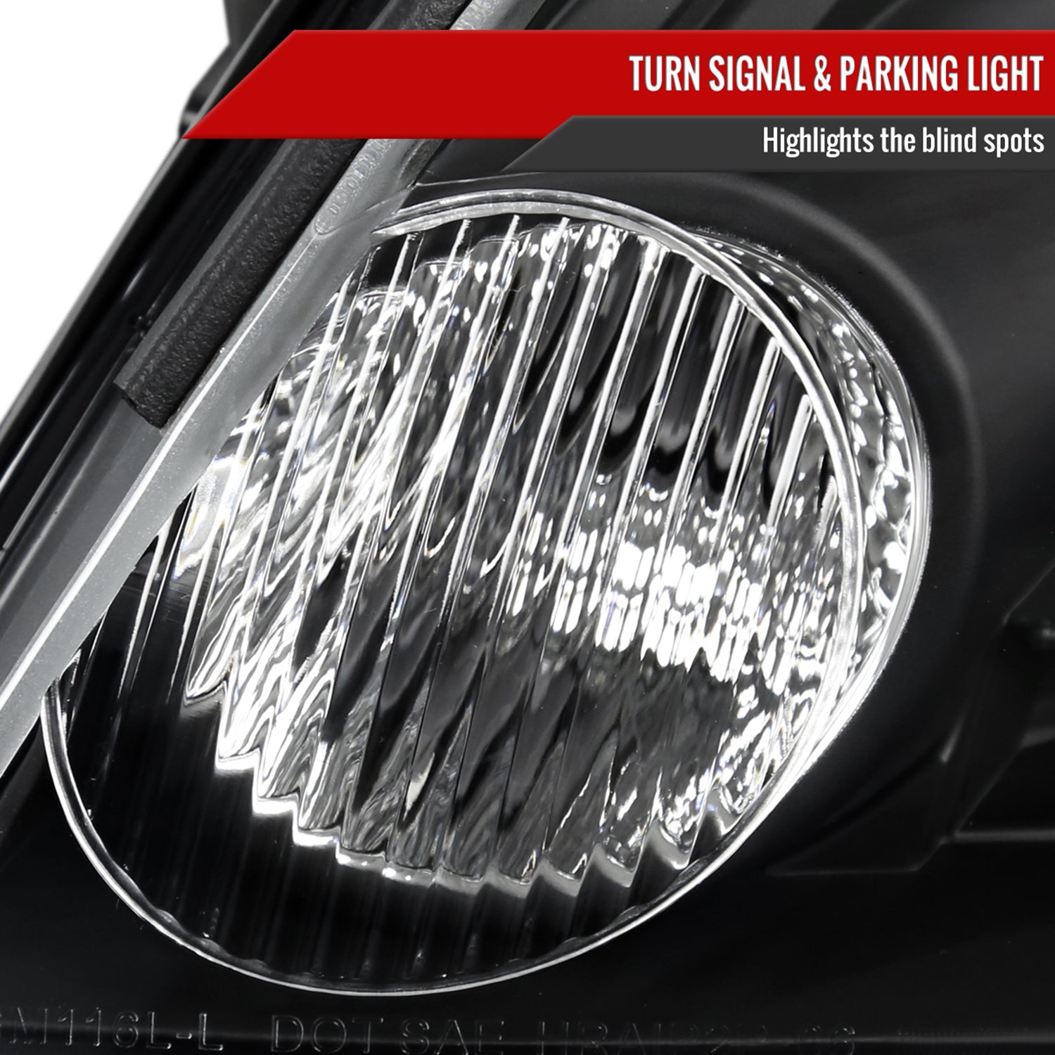 2006-2013 Chevy Impala /Impala Limited /06-2007 Monte Carlo Headlights LED Black