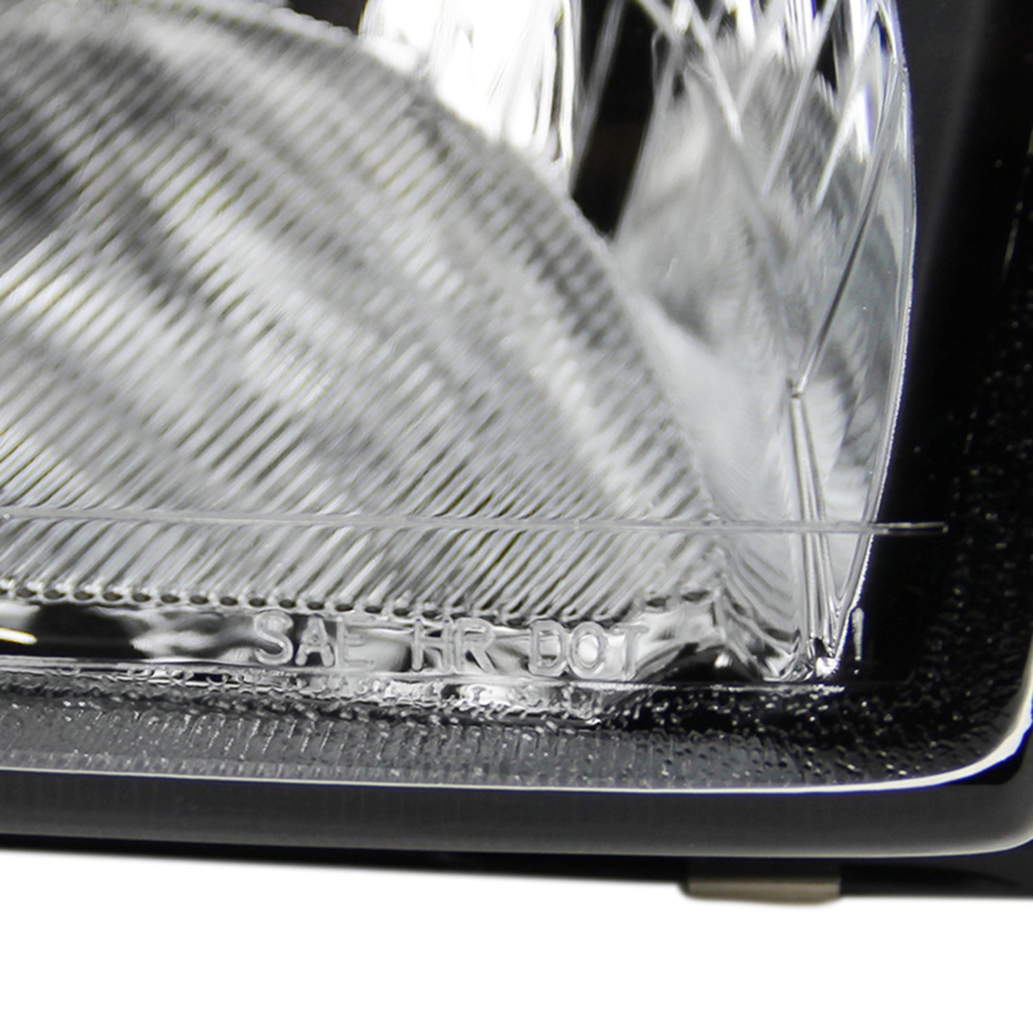 1992-1995 Honda Civic Factory Style Crystal Headlights Matte Black/Clear Lens