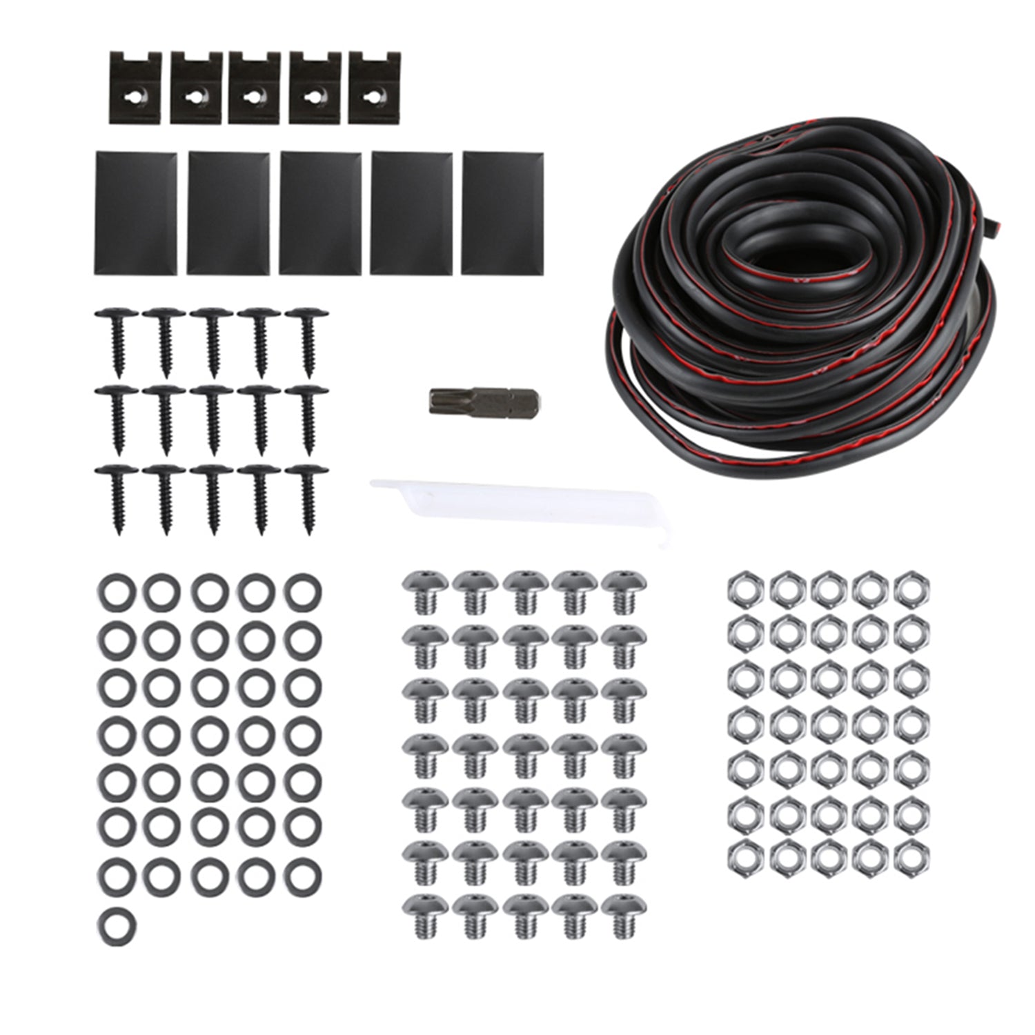 2010-2017 Dodge RAM 2500/3500 Smooth Rivet Style Fender Flares Protector