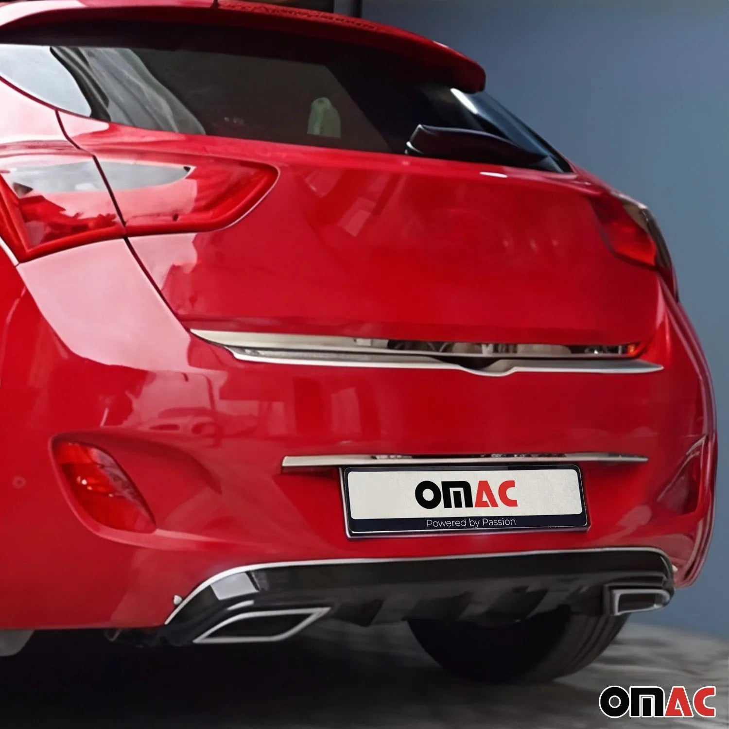 2013-2017 Hyundai Elantra GT Rear Trunk Molding Trim Stainless Steel Silver 1Pc