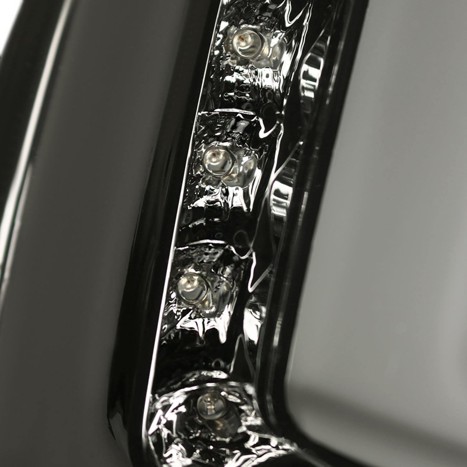 2011-2013 Ford Fiesta Hatchback LED Tail Lights Chrome Housing/Smoke Lens