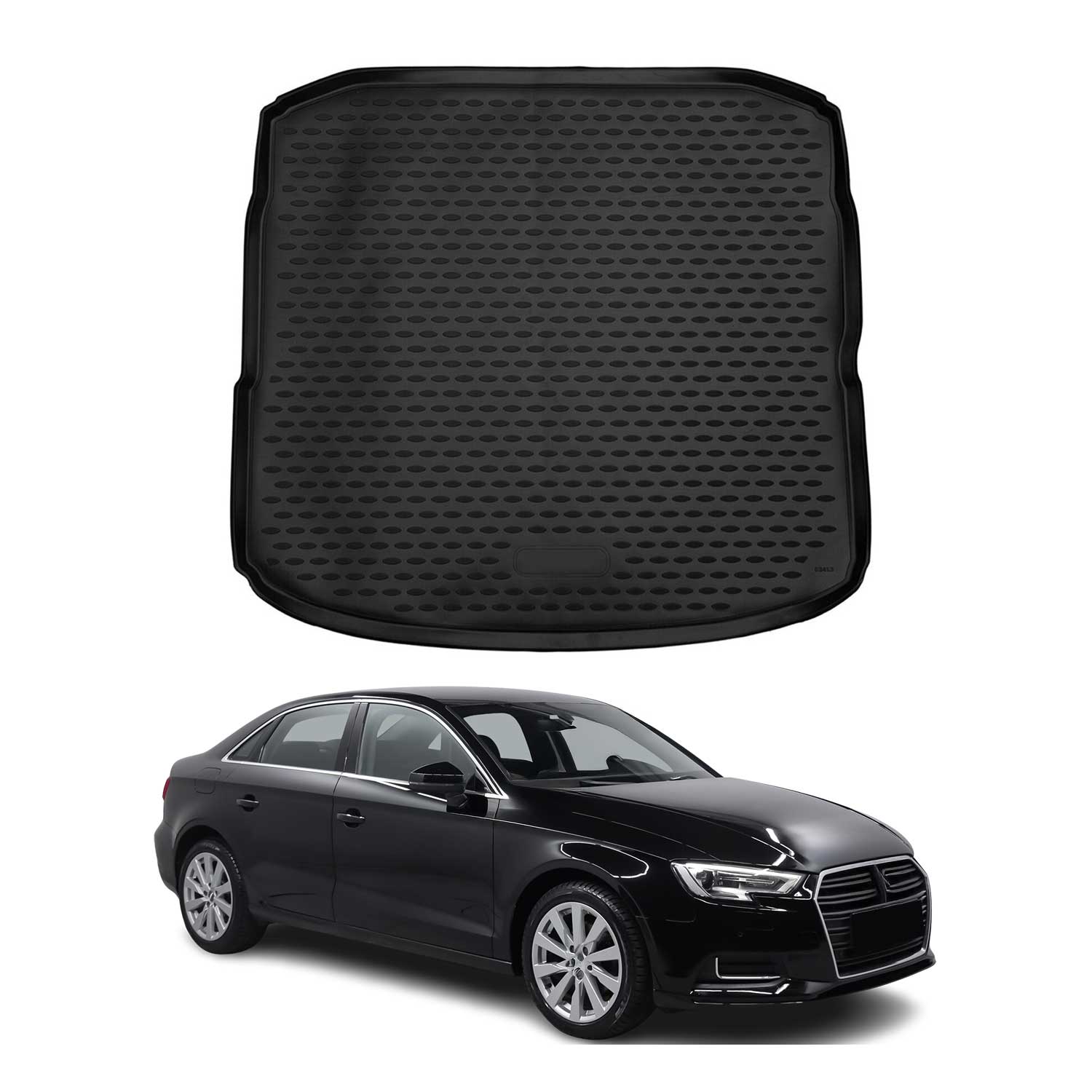 2015-2020 Audi A3 A3 Quattro A3 e-tron Sedan Cargo Liner Trunk Mat All Weather Black