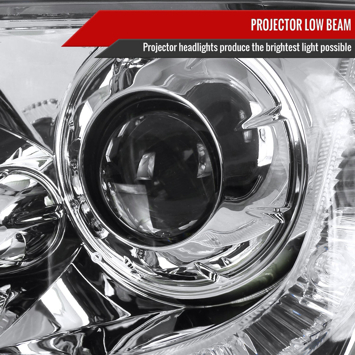 2004-2008 Ford F-150/ Lincoln Mark LT Halo Headlights LED Light& Signal Chrome