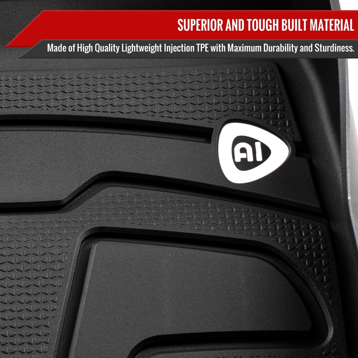 2017-2022 Tesla Model 3 All Weather TPE Floor Mats Liner 3Pcs