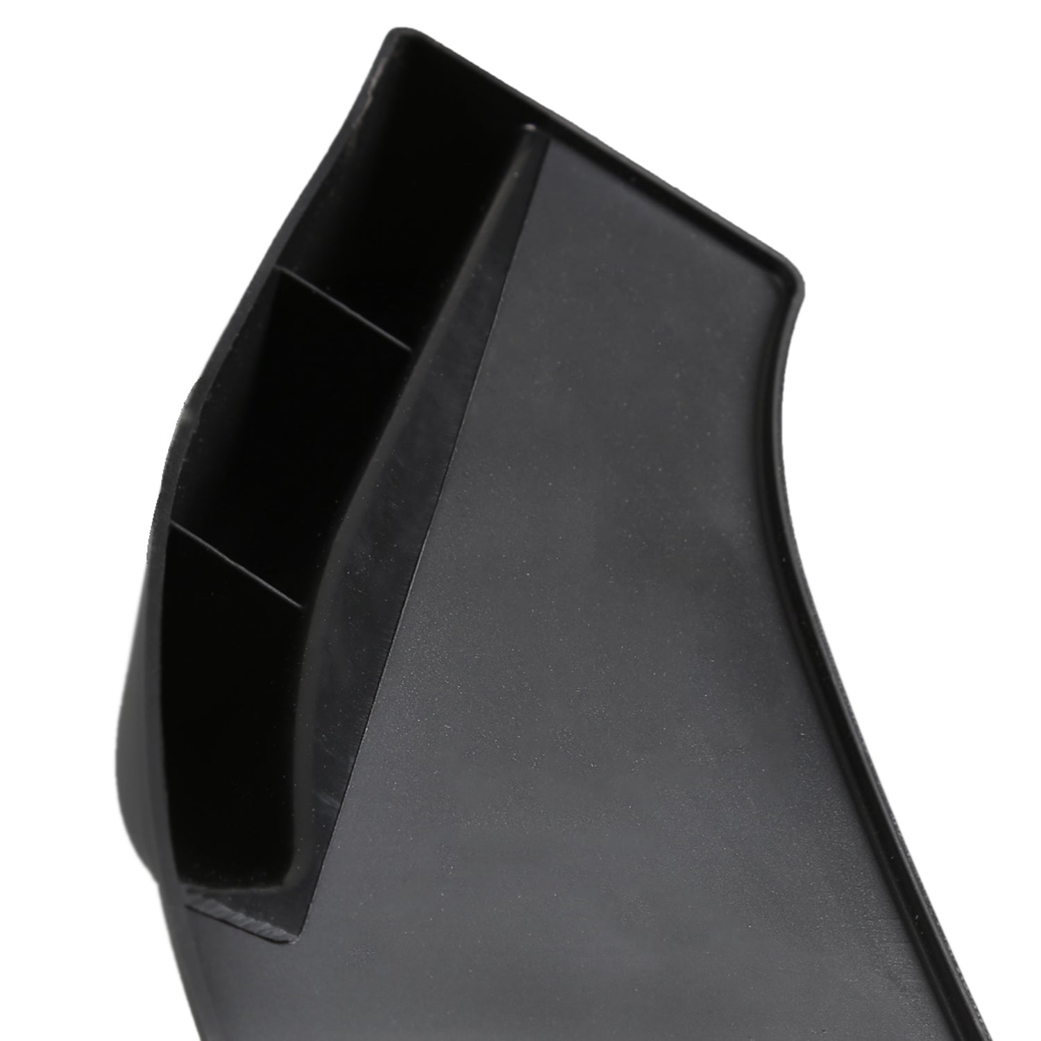 Universal Matte Black Polypropylene 3Pcs Bumper Lip Body Kit Splitter Spoiler