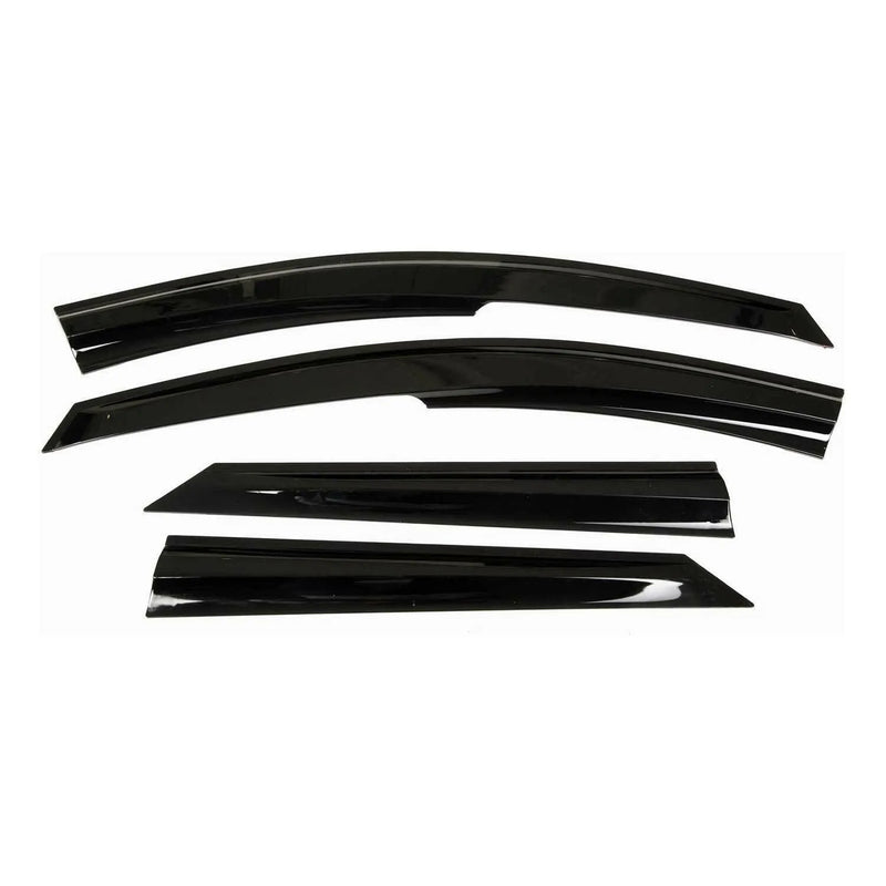 2012-2017 Hyundai Accent Window Visor Vent Rain Deflector 4Pcs Smoke