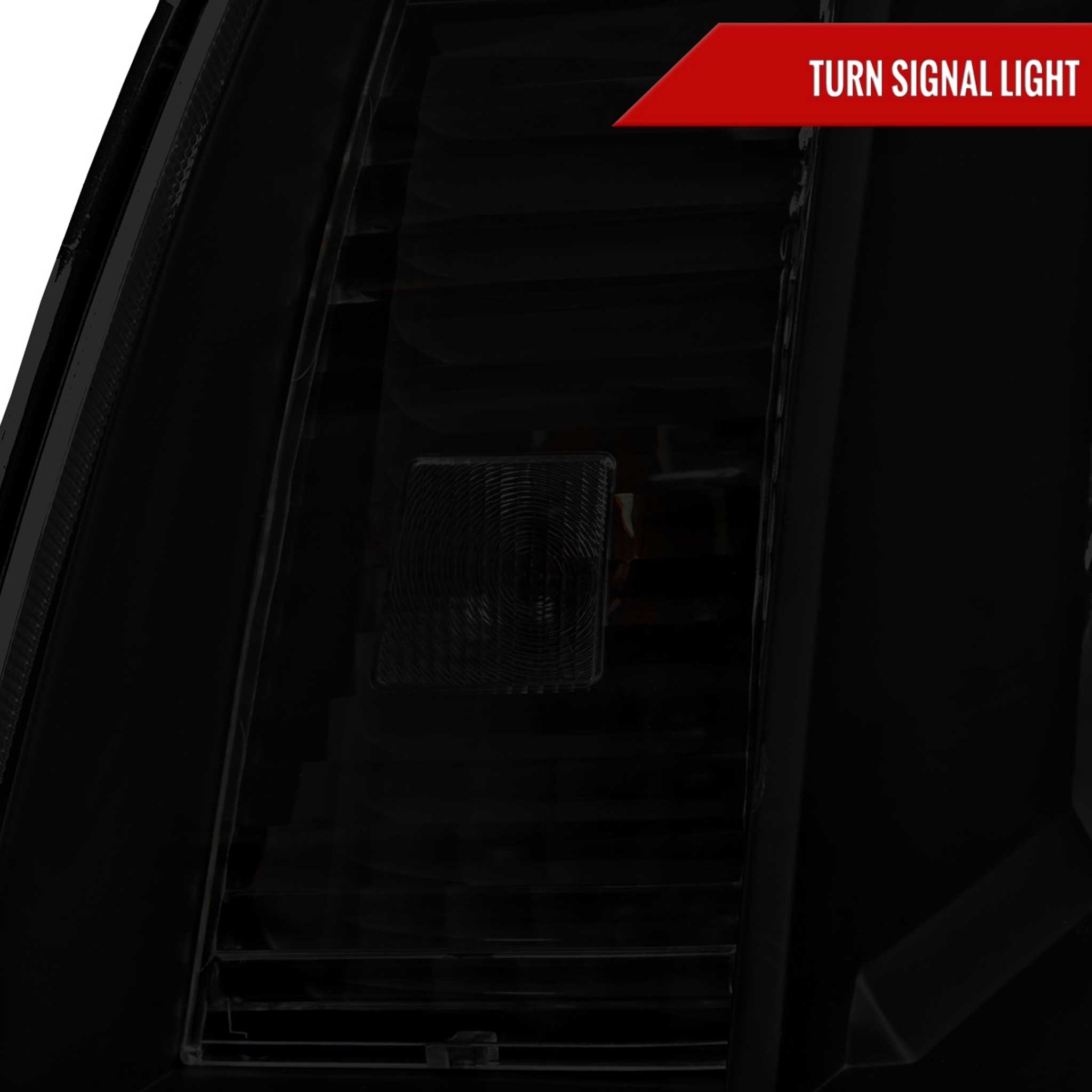 For Toyota Tacoma 2005-2011 LED Bar Factory Style Headlights Matte Black Housing Smoked Lens