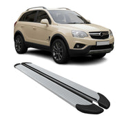 2007-2015 Opel Antara Running Boards Side Steps Silver