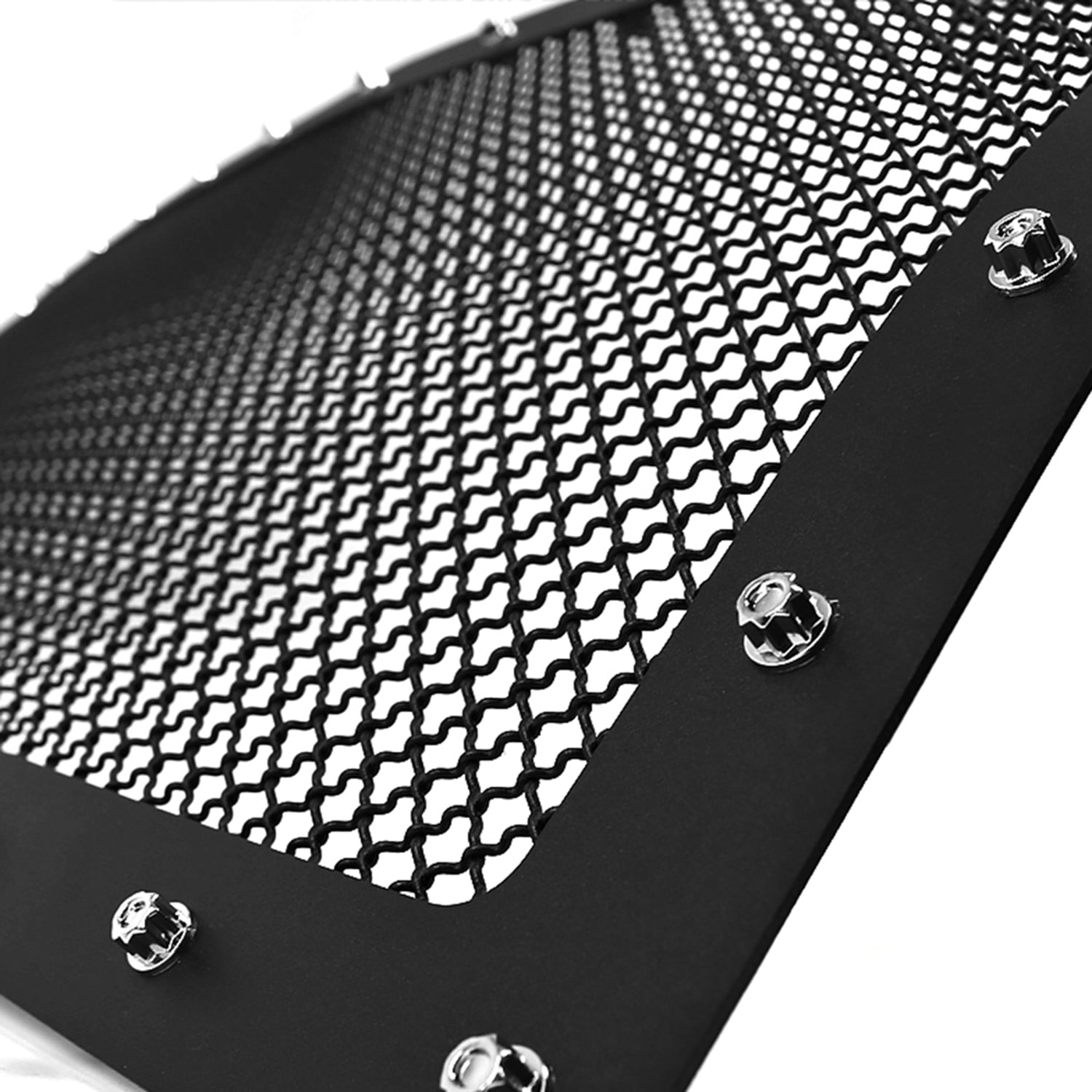 2009-2012 Ford F-150 Rivet Style Black S.Steel Mesh Grille Center Insert