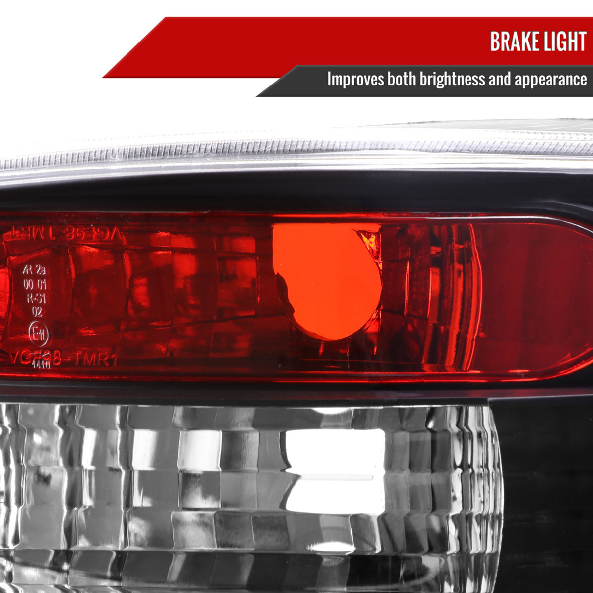 Golf R32 Rear Lights 1999-2006 VW Golf Mk4/GTI/R32 Tail Lights Matte Black/Clear Lens – OMAC USA