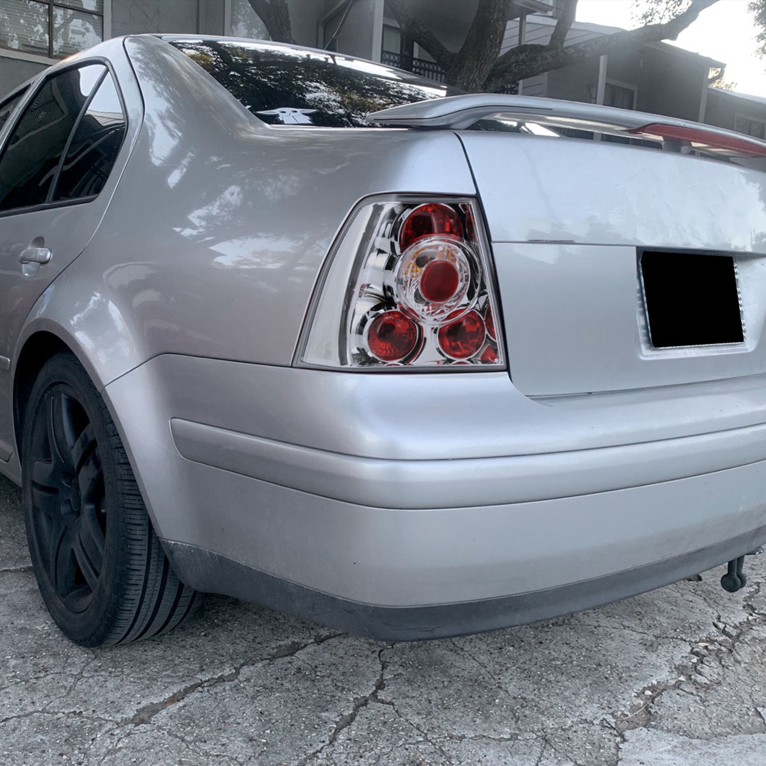 1999-2005 VW Jetta/Bora Mk4 Sedan Tail Lights Chrome/Clear Lens
