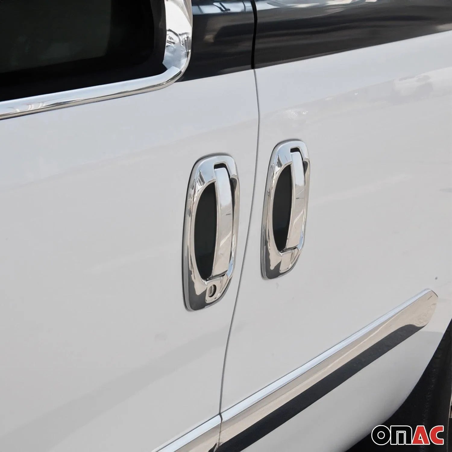 2015-2022 RAM ProMaster City Fuel Cap Cover & Mirror Cover Caps Set Stainless Steel