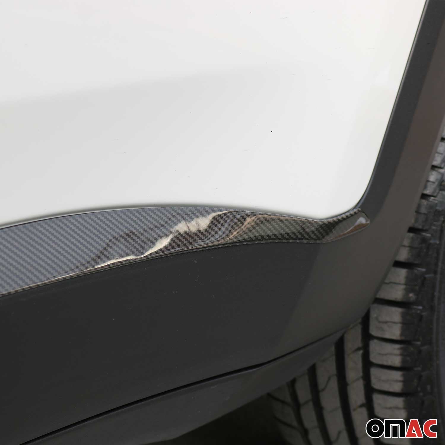 2015-2024 Jeep Renegade Side Door Molding Trim Skirt Garnish Carbon Fiber 4x