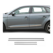 RAM Side Door Molding Trim Skirt Garnish Stainless Steel Silver 4Pcs