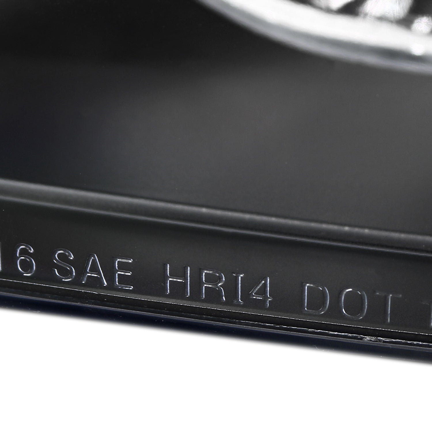 1993-1997 Honda Del Sol Crystal Headlights w/Amber Reflector Matt Black/Clear