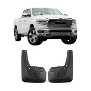 2019-2026 RAM 1500 2500 Pickup Mud Guards Splash Mud Flaps Black Rear 2 Pcs