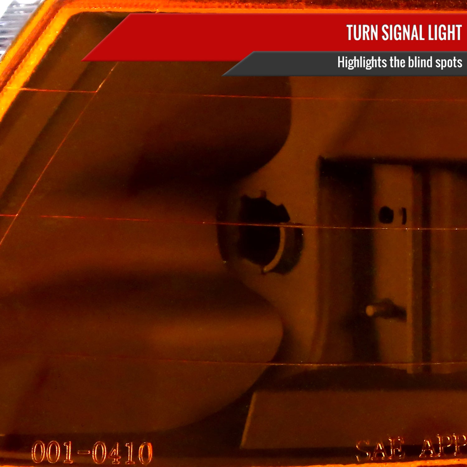 1994-1997 Honda Accord Factory Headlights & Amber Corner Lights Matt Black