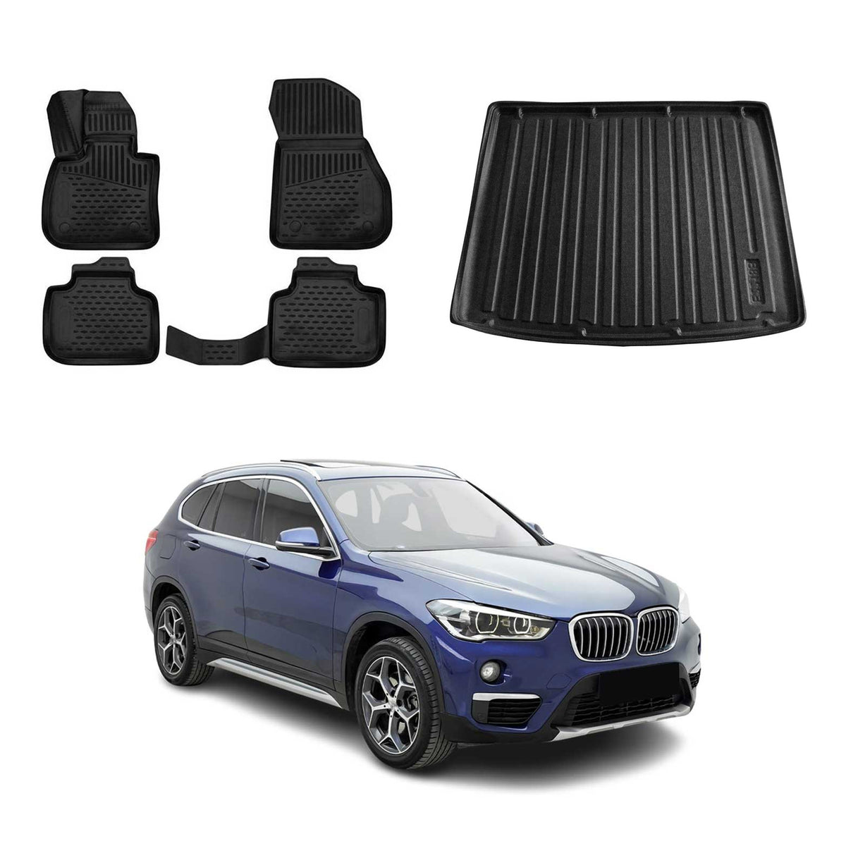 OMAC Floor Mats & Cargo Liners for BMW X1 2016-2022