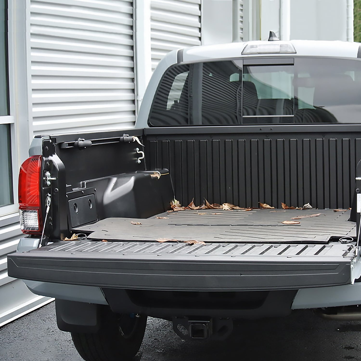 2016-2019 Toyota Tacoma Black Textured ABS Tailgate Cap Protector Cover