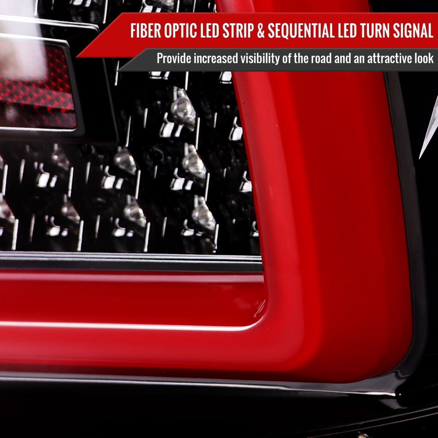 2008-2014 Subaru Impreza WRX/STI LED Turn Signal Tail lights Jet Black/Clear