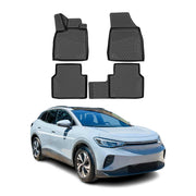 2020-2024 Volkswagen ID.4 Floor Mats Liners Full Set All Weather Black