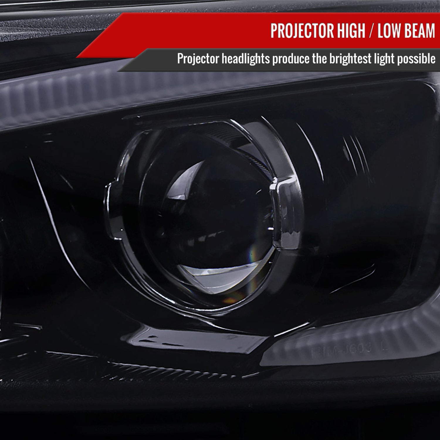 2011-2013 Scion tC LED Bar Projector Headlights LED Turn Signal Lights Black