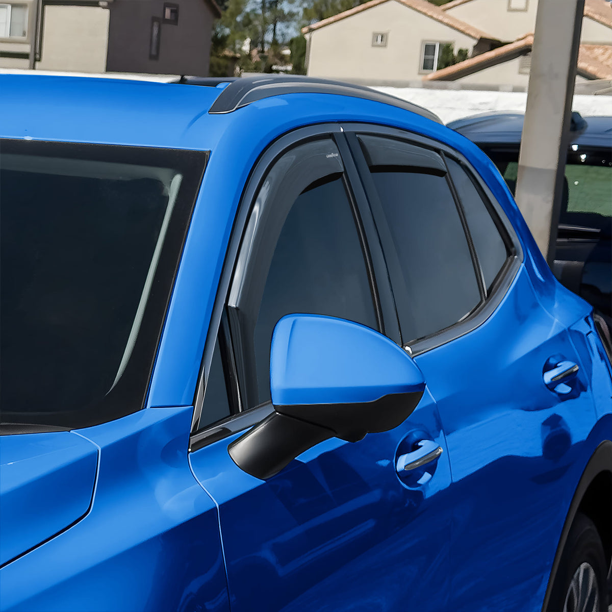 Goodyear Wind Deflectors for Buick Envision 2021-2026 In-channel Smoke 4Pcs