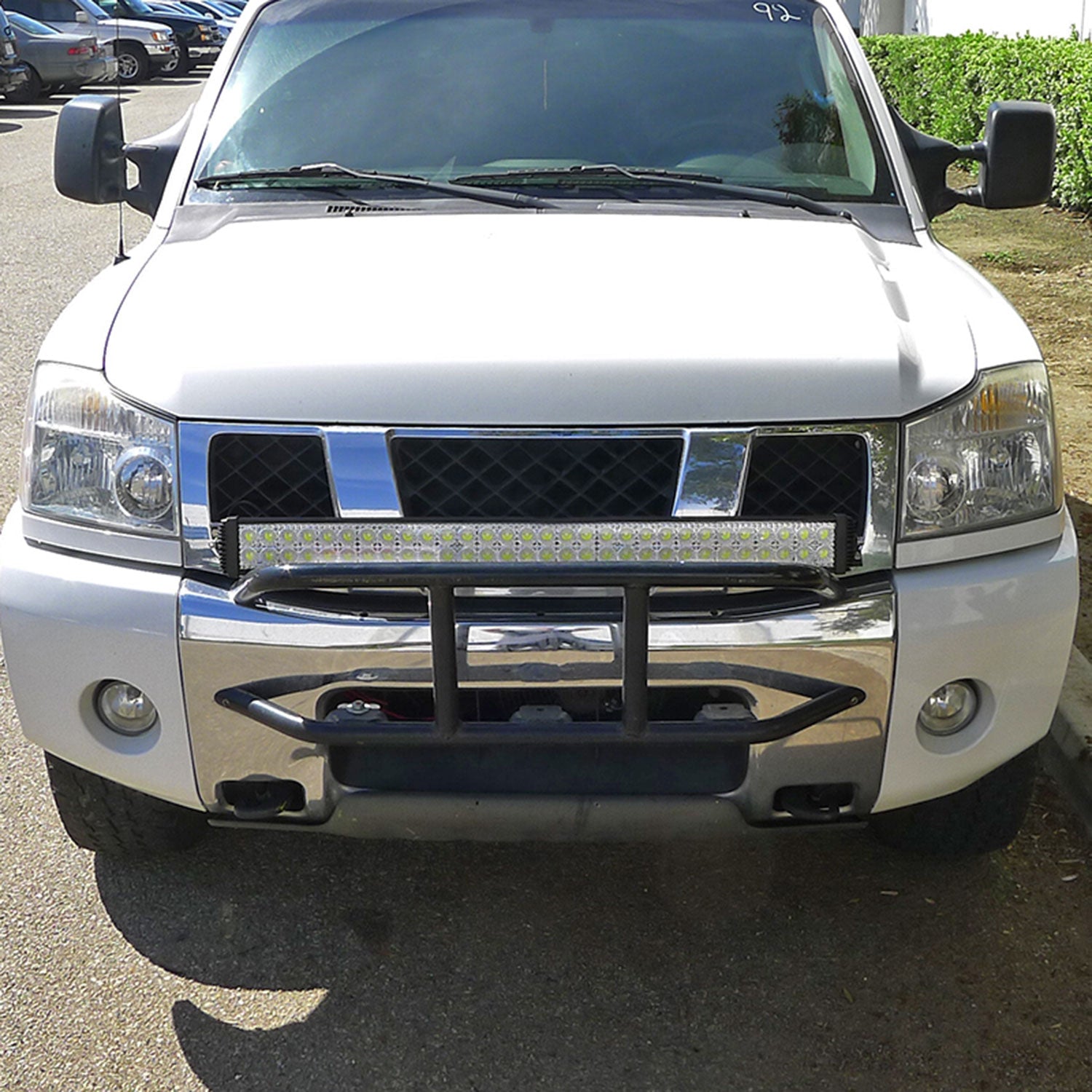 Universal Off Road 6000K Flood/Spot Beam 180W 60-LED Fog Light Lamp Bar Alu