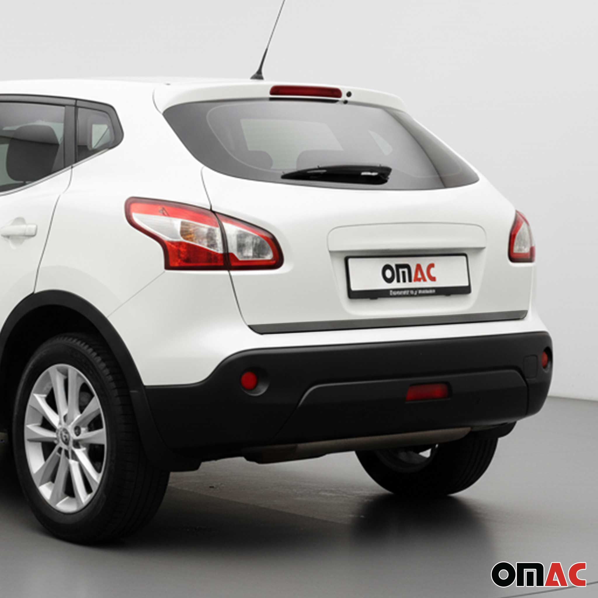 2017-2022 Nissan Rogue Sport Rear Trunk Molding Trim Stainless Steel Dark