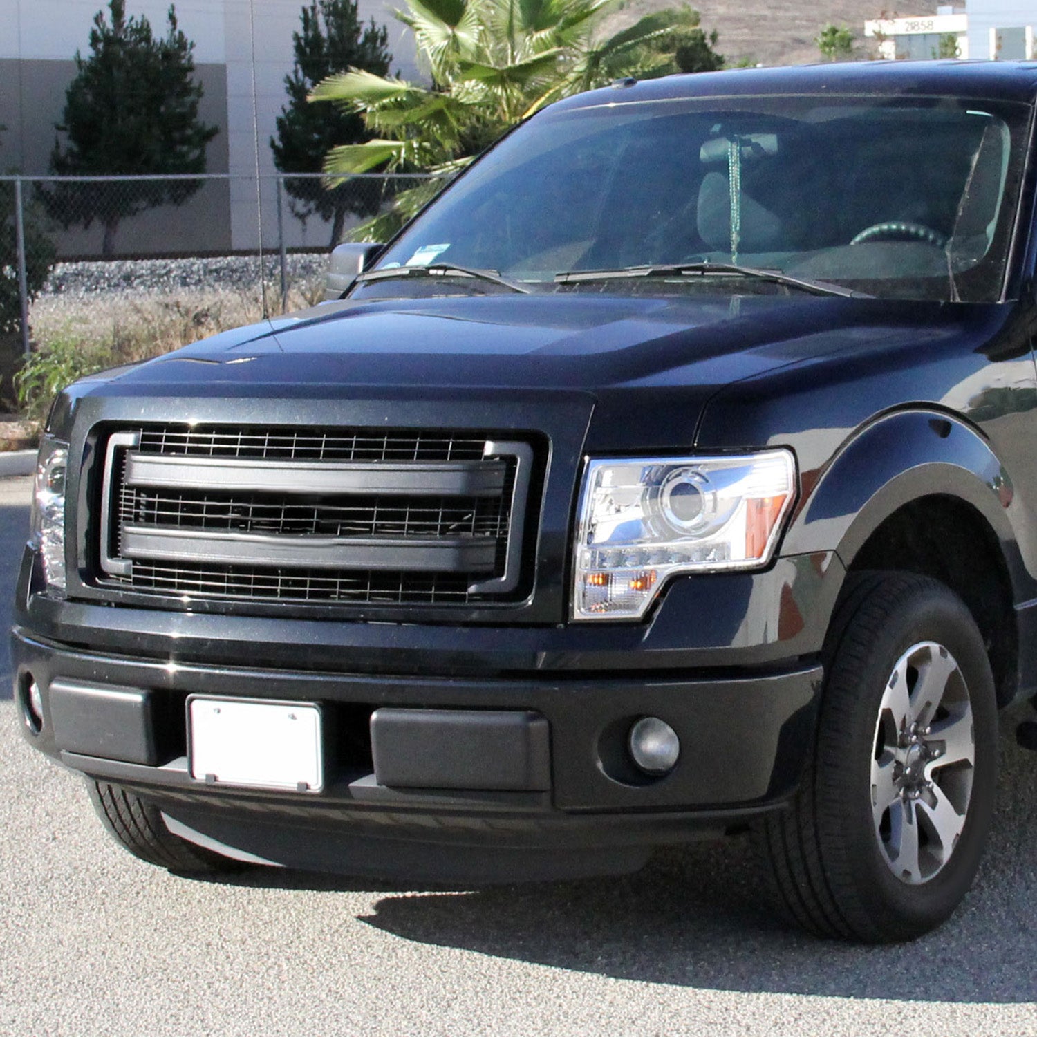 2009-2014 Ford F-150 Projector Headlights w/ LED Light Strip Chrome/Clear Lens