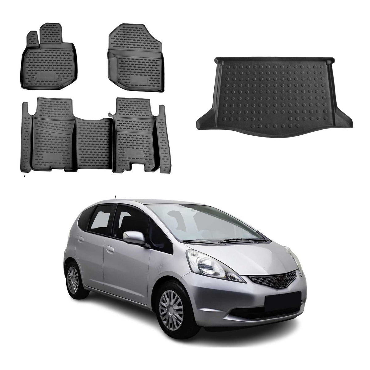 OMAC Floor Mats & Cargo Liners for Honda Fit 2009-2013