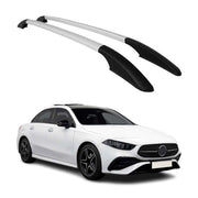 2019-2022 Mercedes A Class W177 Hatchback Roof Rack Rails Side Rails Alu Silver 2 Pcs