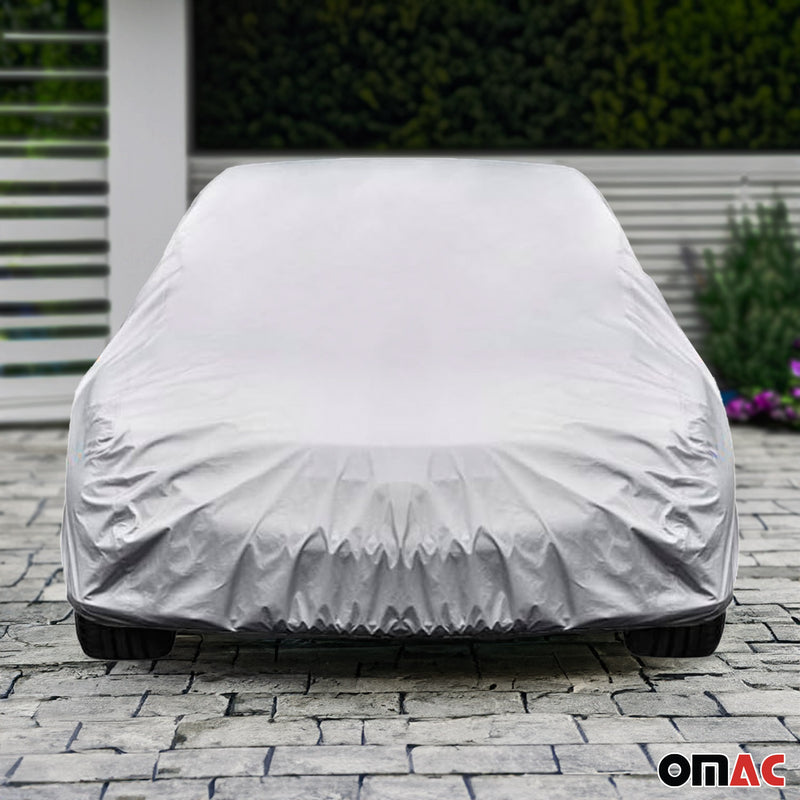 Full 19,6FT Car Protective Cover All Weather Outdoor Rain Dust SUV Durable Grey