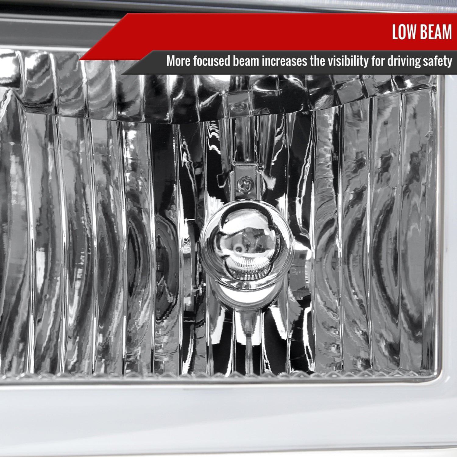 2004-2012 Chevy Colorado/ Canyon/ISUZU I-Series Headlights LED Bar Chrome