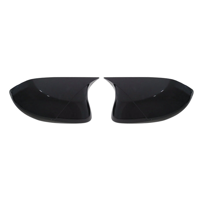 Side Mirror Cover Caps Fits Toyota Corolla 2020-2024 Sedan Piano Black 2 Pcs