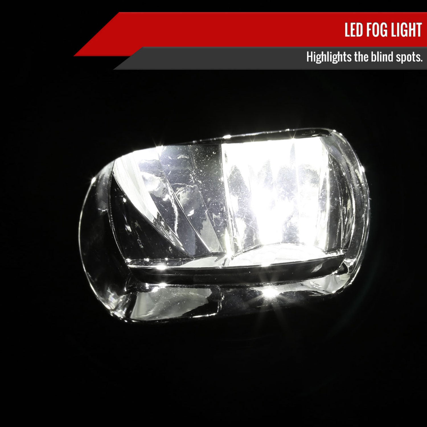 2021-2023 Honda Odyssey LED Fog Lights Kit Chrome Housing/Clear Lens